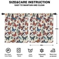 thumbnail image 2 of Blackout Kids Curtains,Flower and Butterfly Childrens Insulated Curtains Set Of 2,Bedroom Essentials,Toddler Room Decor 52"x63"(132x160cm), 2 of 4