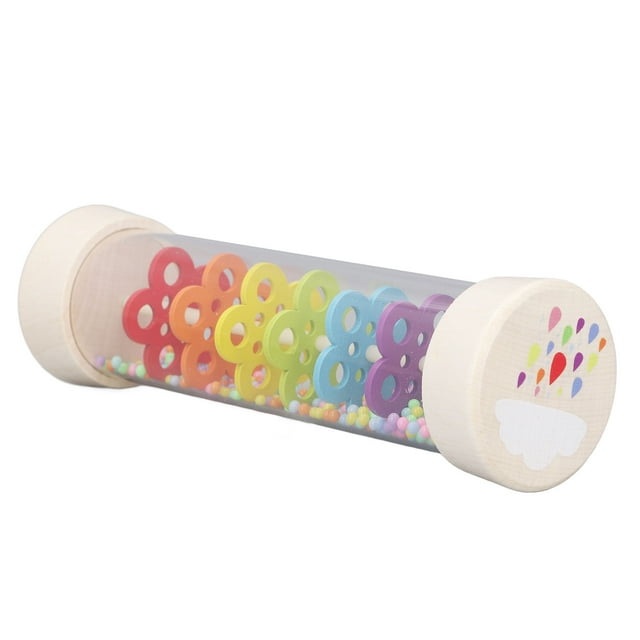 Rain Sound Simulator, Rain Stick Rain Maker Rattle Shaker Rainfall Tube Musical Sensory Toy for Home Kindergarten