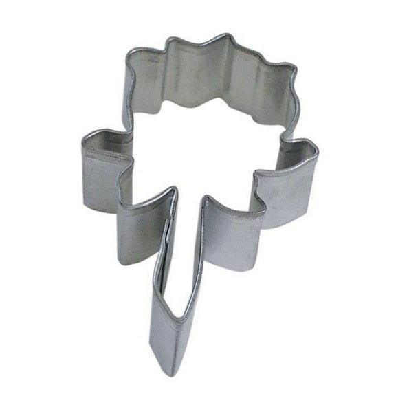 3” Rose Flower Metal Cookie Cutter