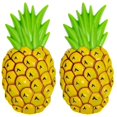 thumbnail image 1 of 2 Pcs Beach Towel Clips Beach Clip Pineapple Shape Clamp Beach Towel Clamps Powerful Quilt Clips Fruit Towel Clip, 1 of 2