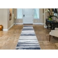 thumbnail image 2 of Charlotte 48462 2 ft. x 7 ft. 3 in. Retro Runner Rug, Blue, 2 of 3