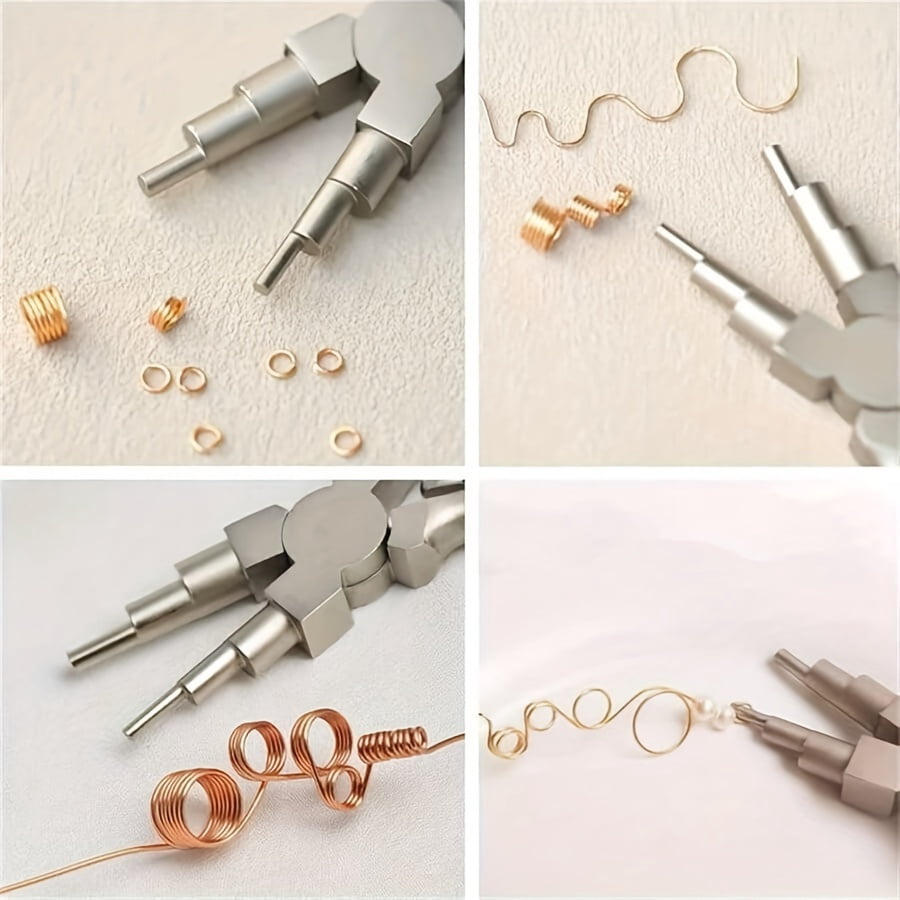Jewelry Pliers, Round & Pointed Nose Pliers for 3-10mm Rings, Jewelry Making Tool
