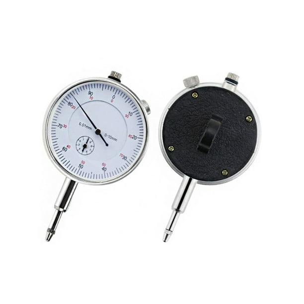 Eigraketly Indicador de calibre de Dial profesional reutilizable anticorrosivo 0-10mm herramientas de medición de carpintero metalúrgico de alta Pantallas optoelectrónicas Eigraketly TO009225-00