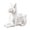 White, variant on KGJQ Egyptian Cat Statue, 3D Printed Bastet Figurine with Storage, Mythical Creature Desk Organizer for Home Office, Collectible Gift
