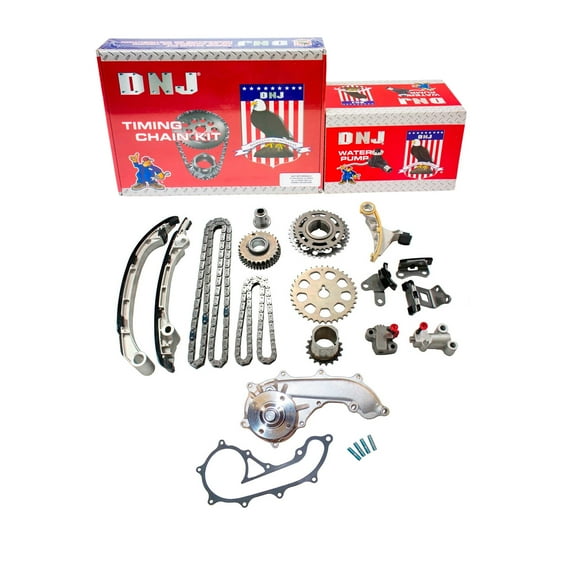 DNJ TK954WP Timing Chain Kit with Water Pump Fits Cars & Trucks 05-15 Toyota 2.7L L4 DOHC 16V