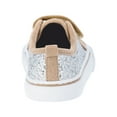 thumbnail image 5 of Wonder Nation Toddler Girls Glitter Two Strap Skate Sneakers, 5 of 5