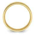 thumbnail image 2 of 14k Yellow Gold 7mm Standard Weight Flat Comfort Fit Wedding Band Size 10.5 FLC070, 2 of 5