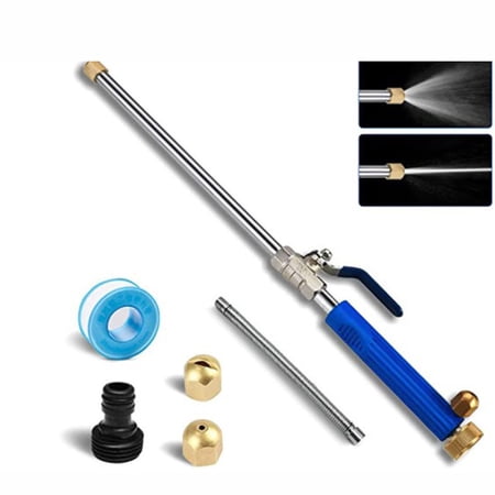 Roiihwy High Pressure Car and Garden Cleaning Tool Black with Hose and 2 Nozzles for Patio and Vehicle Washing