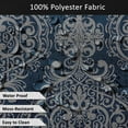 thumbnail image 5 of Vargottam Indoor/OutdoorTablecloth58x120 Inch Rectangle Tablecloth with Umbrella Hole and Zip- Waterproof PatioTableCloths- TableCovers for Backyard RectangularTable- Navy Blue2, 5 of 5