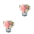 thumbnail image 1 of Naiovety 2 piezas de flores falsas de hortensia de seda de bajo mantenimiento para interiores o exteriores fáciles de limpiar y duraderas Type6 NO6, 1 of 6