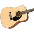 thumbnail image 6 of Fender CD-60S Dreadnought Acoustic Guitar with Solid Spruce Top, off-White, 31 lbs, 6 of 7