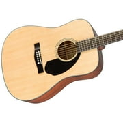 Fender CD-60S Dreadnought Acoustic Guitar with Solid Spruce Top, off-White, 31 lbs