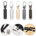 thumbnail image 3 of SPRING 5PCS Zip Slider Puller Zip Repair Kit Accessories Metal Universal Detachable Zip Head Replacement DIY Sewing Craft B, 3 of 9