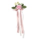 thumbnail image 5 of Flores PEW para pasillo de sillas Arreglo floral PEW Flores de rosas artificiales con, 5 of 9