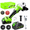 1 Battery Basic Entry Kit, variant on Upgraded Green Cordless Angle Grinder, Lightweight Grinder with Side Handle & Full Accessories, Multipurpose Tool for Home & Industrial Grinding, Ideal Gift for Men