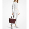 Michael Kors Charlotte Large Saffiano Leather Top-Zip Tote Bag ...