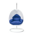 thumbnail image 3 of Hanging Egg Swing Chair - Outdoor Wicker Patio Porch Swing Seat - Comfortable Hanging Chair for Adults, 3 of 5