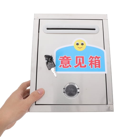 WEUVEB Outdoor Waterproof Wall Mailbox with Lock and Easy Installation