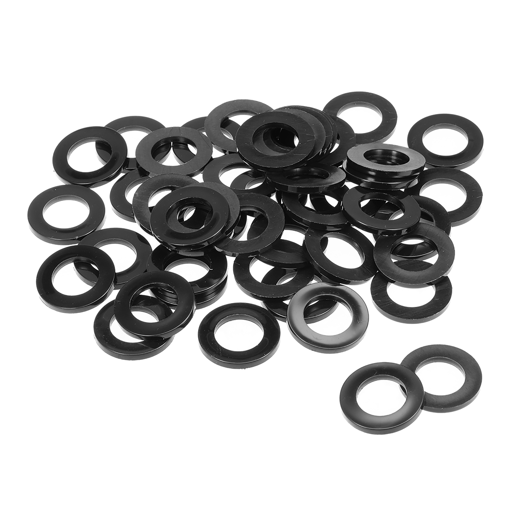 Nylon Flat Washers for M18 Screw Bolt 32mm OD 3mm Thick 100pcs