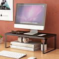 thumbnail image 1 of FTCBJJA 20 Inch Monitor Stand Riser, Computer Monitor Stand for Office Computer, Laptop, Small Printer, Black Desk, 1 of 5