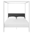 thumbnail image 5 of Modern Contemporary Urban Design Bedroom Queen Size Platform Bed Frame, Metal Steel, Multi Grey Gray, 5 of 5