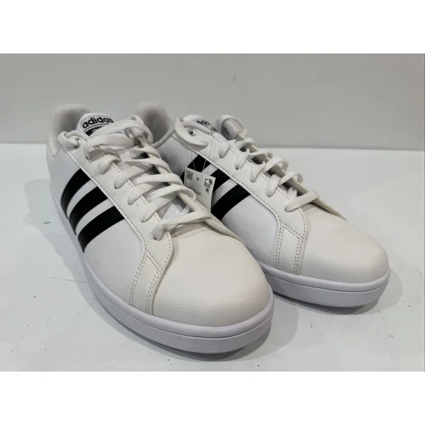 Size 12- adidas Cloudfoam Advantage White Black Men’s Ortholite Float