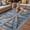 Blue, variant on Farmhouse Wood Grain Outdoor Rug for Patio/Deck/Porch, Non-Slip Large Area Rug 5 x 8 Ft, Vintage Country Barn Gate Textured Indoor Outdoor Rugs Washable Area Rugs, Camping Rug Carpet Runner