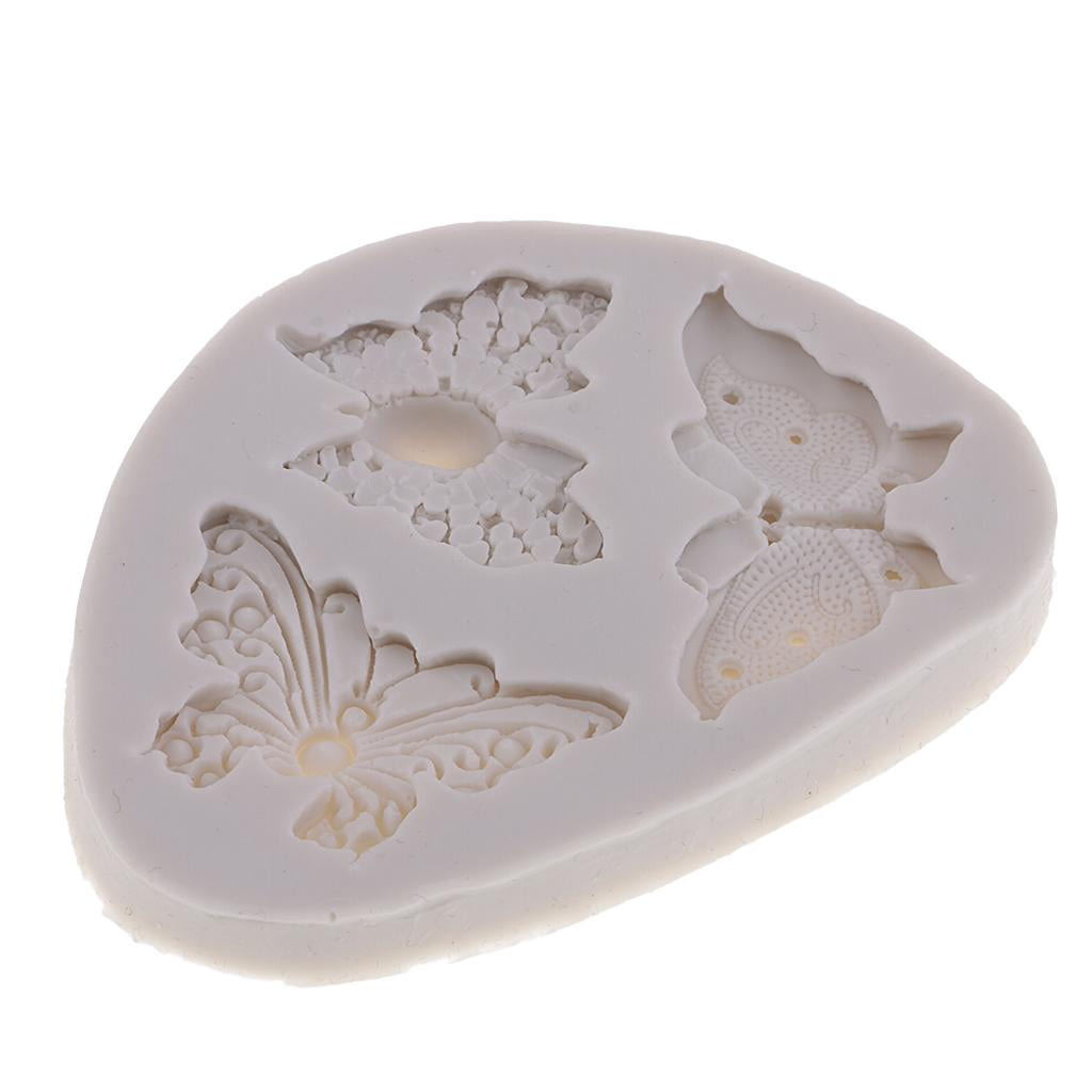 2018 New Cake Clay Tools Silicone Molds for Cake Decorating Butterfly Shape  Candy Chocolate Mold Fondant Cake Mould Kitchen Accessories