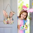 thumbnail image 4 of Boovnll Easter Decor, Easter Bunny Wooden Door Hanger Spring Decoration Floral Pattern Front Door Sign for Home Party Festive Holiday Decor, Easter Decorations, Easter Decorations for Home, 4 of 5