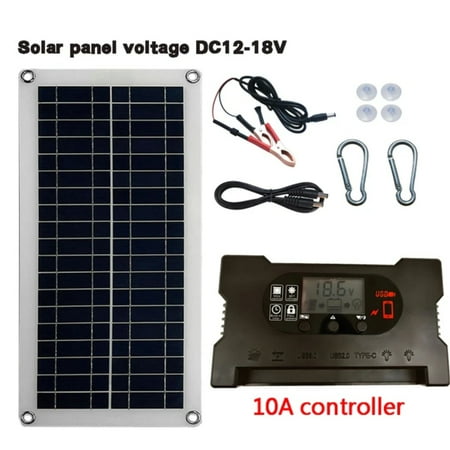 

TNHYEI Ideal Portable Lightweight and Reliable Compact Solar Panel Kit - Perfect Solution for Outdoor Adventures - Convenient Solar Power Station for On-the-Go Energy Needs - Great for Tr