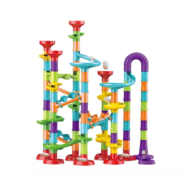 Tholdsy 1 Juego de ladrillos de construcción Material Premium superficie lisa DIY juguetes científicos montaña rusa instalación práctica Juguetes Educativos