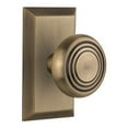 thumbnail image 5 of Nostalgic Warehouse Studec_Dp_Nk Deco Solid Brass Dummy Door Knob Set - Bronze, 5 of 7