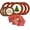 60 Piece Set, variant on Christmas Tree Paper Dinnerware Set-Serves 20- Including 10 Inches Dinner Plates, Dessert Plates and Buffalo Napkins