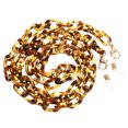 thumbnail image 2 of 1pc Acrylic Eyeglass Anti-drop Chain Glasses Holder Sunglasses Chain (Brown), 2 of 7