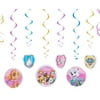 PAW Patrol Pink Hanging Party Decorations, 12pc