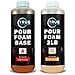 thumbnail image 3 of TRUE COMPOSITES Liquid Urethane Pour Foam Base-2 Part Closed Cell Rigid Pour Foam-2 lb Density-Fast-Acting Formula-Boat Buoyancy, Flotation, Filling, Soundproofing & Insulation-1/2 Gallon Kit, 3 of 4