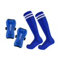 thumbnail image 2 of Guardias de Shin de fútbol con calcetines de fútbol Juego de fútbol. Azul S, 2 of 8