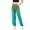 Green 30001, variant on Women's Harem Pants, Women Yoga Boho Pants Vintage Printed Hippie Palazzo Pants High Waisted Drawstring Trousers