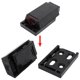 thumbnail image 3 of 2 pestillos de gabinete con empuje para abrir, cierres táctiles magnéticos resistentes, pestillo de puerta oculto, gabinete negro con empuje para abrir (negro), 3 of 5