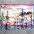 thumbnail image 3 of CafePress - Landscape, Colorful Art! Sweatshirt - Pullover Hoodie, Hooded Sweatshirt, 3 of 4
