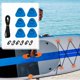 thumbnail image 5 of 6 parches D de PVC, aparejo de cubierta, en D de material acero inoxidable, almohadilla D, para de surf, barco inflable, Azul DYNWAVEMX Almohadilla de remiendo del anillo, 5 of 8