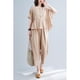 thumbnail image 3 of Traje de moda para mujer, nuevo estilo de verano, ligero y maduro, ropa de mujer, estilo occidental, informal, mamá, traje fino de dos piezas, 3 of 5