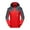 Red, variant on Pisexur Windbreaker Jacket Men's Color Blocked Pocket Detachable Zipper Outdoor Jacket Hiking Jacket Men Rain Coat Plus Size Jackets for Men