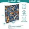 thumbnail image 5 of Kangaroos and Koalas Animals 3 Ring Hardcover Binders 1.5in Round Rings for Letter-Size Folder Paper Organizer Pockets for Office Student Recipe, 5 of 9