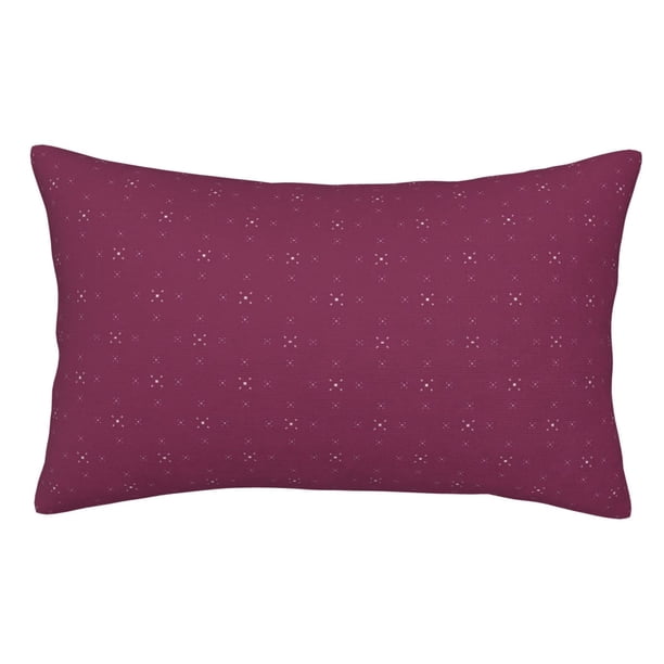 Fotbe Small Stars Funda de Almohada Decorativa Estilo Occidental, Lujo en Algodón, Fundas para Almohadas King, Cojín Estampado para Decoración del Hogar-14"x20"
