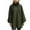 Green, variant on Lindreshi Cardigans for Women Women's Fashion Irregular Medium Long Sleeve Zipper Coat Solid Cardigan Coat Cape