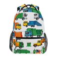 thumbnail image 1 of Mochila UWSG Garbage Trucks para hombre y mujer portátil de 14 pulgadas, 1 of 7