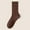 Coffee, variant on Clearance Clothes Under $5,Luxalzxs Socks for Women Cotton Knee-High Solid Tube Socks Stretchy Breathable Comfy Workout Running Crew Socks