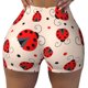 thumbnail image 2 of Fotbe Red Ladybug Shorts Sin Costuras – Shorts Deportivos de Cintura Alta para Mujer, Elásticos para Gimnasio, Yoga, Running o Ciclismo-Large, 2 of 8