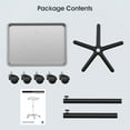 thumbnail image 5 of Salon Trolley Aluminum Tattoo Tray With Wheels Storage Utility Cart for Clinic Spa Rolling Tray, 5 of 10